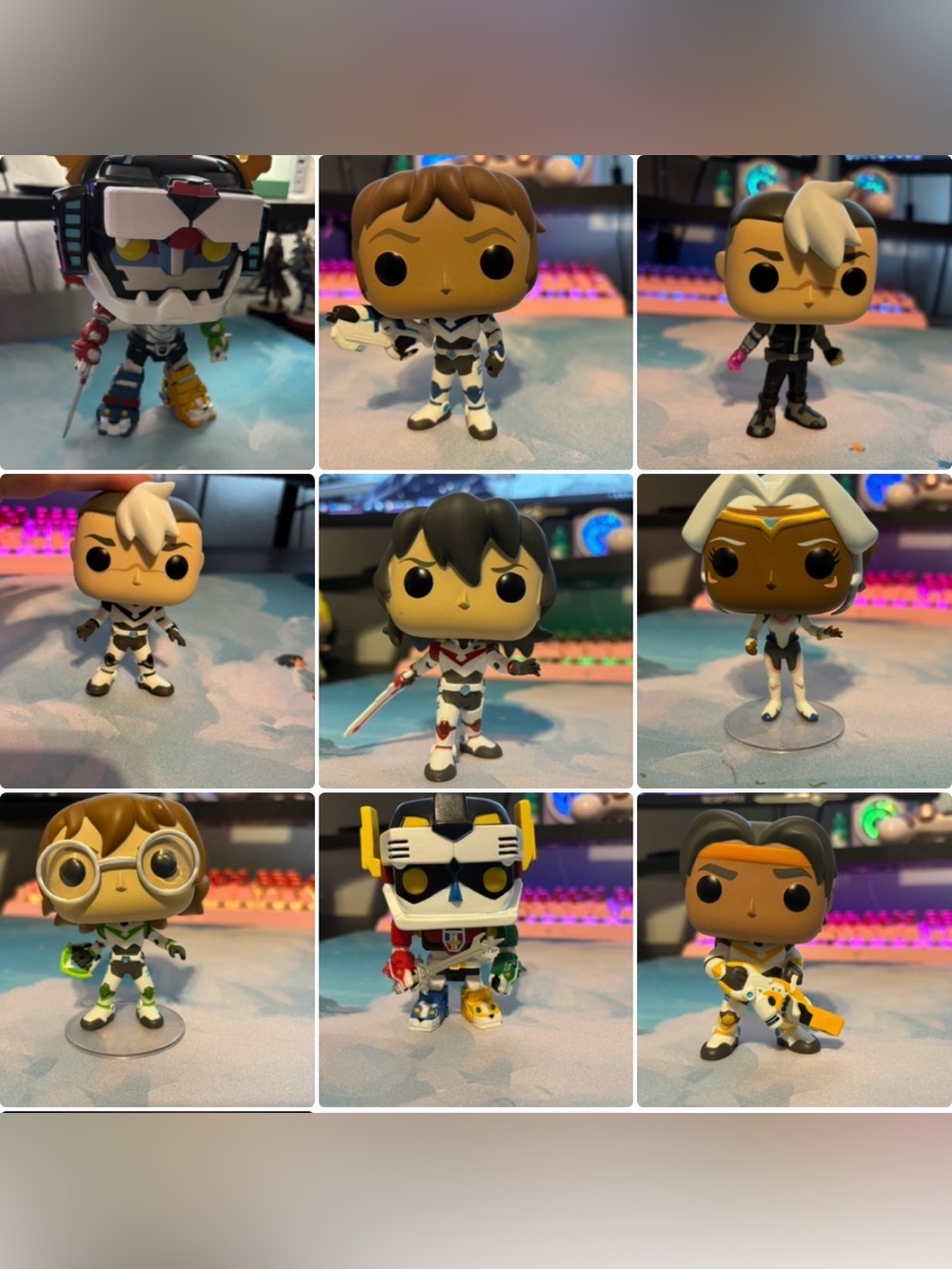Funko Voltron Legendary Defender Vinyl Figures - Complete Set